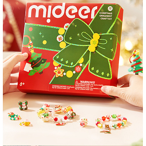 Набір для виготовлення новорічних прикрас MiDeer 19x18x5 см Різнокольоровий (MD3409)