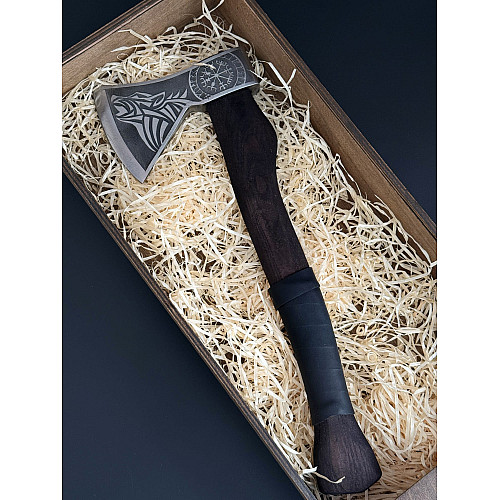 Подарункова коробка для сокири Gorillas BBQ 48х21х8 см Коричнева (TR68)