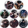 Набір значків No Brand Берсерк 56 мм 8 шт Різнокольоровий (zn-8)