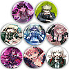 Набір значків No Brand Данганромпа 56 мм 8 шт Різнокольоровий (zn-13)