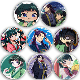 Набір значків No Brand Монолог фармацевта 56 мм 8 шт Різнокольоровий (zn-32)