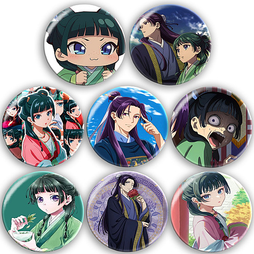 Набір значків No Brand Монолог фармацевта 56 мм 8 шт Різнокольоровий (zn-32)