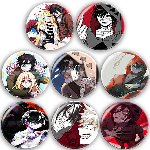 Набір значків No Brand Ангел кровопролиття 56 мм 8 шт Різнокольоровий (zn-50)