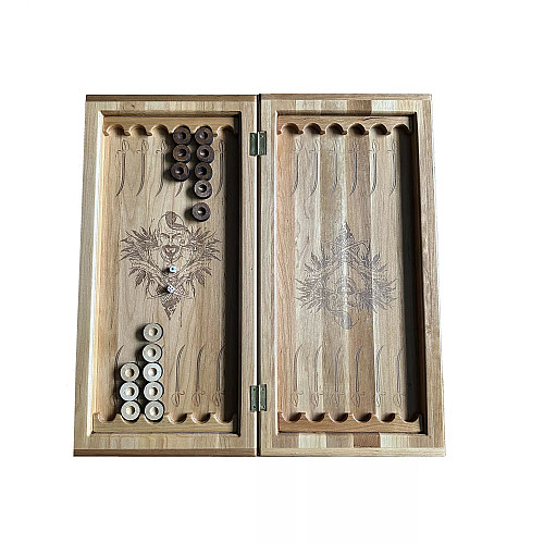 Нарди No Brand Запорізька Січ 57х56 см Бежево-коричневий (K211125)