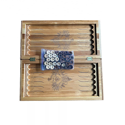 Нарди No Brand Запорізька Січ 57х56 см Бежево-коричневий (K211125)