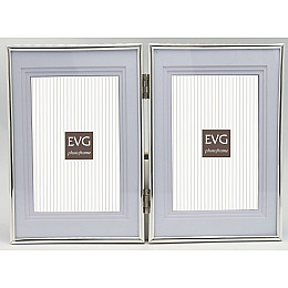 Фоторамка EVG ONIX 2-10х15 см S15 Double Silver (7119230)