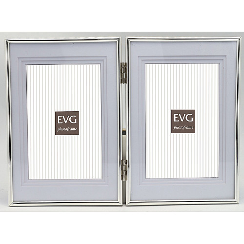 Фоторамка EVG ONIX 2-10х15 см S15 Double Silver (7119230)