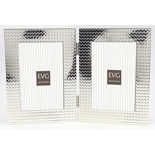 Фоторамка EVG ONIX 2-10х15 см S16 Double Silver (7119231)
