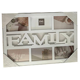 Мультирамка EVG INNO ZB-6FA-3348 Collage 6 48х33х2 см White (7120201)