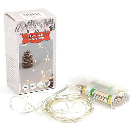 Светодиодная гирлянда No Brand 30 LED 10 м 3 шт Белый (2104618837)