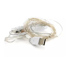 Светодиодная гирлянда No Brand 30 LED 5 м 3 шт Белый (2104618838)