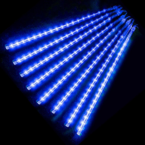 Светодиодная LED-гирлянда-сосульки для фасада и улицы No Brand 50 см Синий (2104618856)