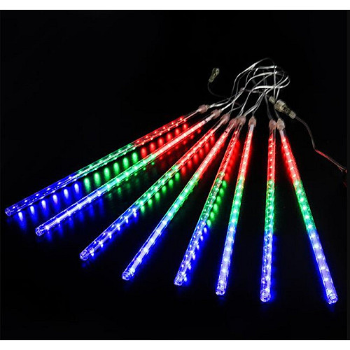 Светодиодная LED-гирлянда-сосульки для фасада и улицы No Brand 50 см Мультицвет (2104618857)