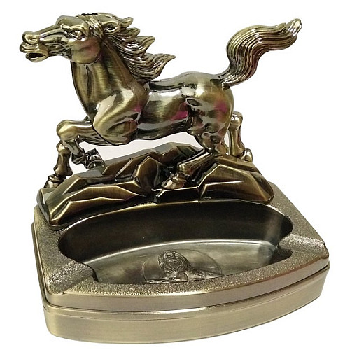 Пепельниця для сигарет No Brand 12x8 см Золотистий (2104618911)