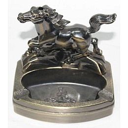 Пепельниця для сигарет No Brand 12x8 см Золотистий (2104618911)