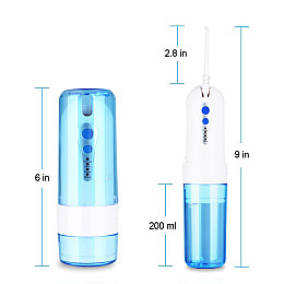 Ирригатор портативный для ухода за полостью рта Power Floss PR40V original Голубой