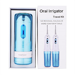 Ирригатор портативный для ухода за полостью рта Water Flosser PR45V Blue