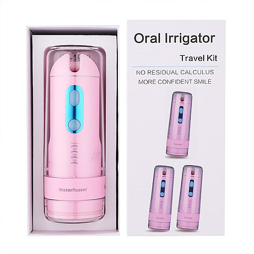 Ирригатор портативный для ухода за полостью рта Water Flosser PR45V Pink