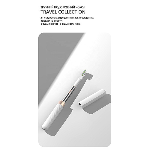 Электрическая зубная щетка MIR QX-8 Home&Travel Collection Space Gray