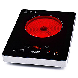 Электроплита First FA-5096-8 2000 Вт Черный/Белый (51709840)