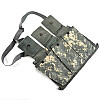 Подсумок тактичний для трьох магазинів Military М16, M4 Molle II Bandoleer Ammunition Pouch піксель