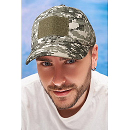 Шестиклинна бейсболка з велкро Braxton піксель 56-60