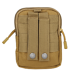 Підсумок тактичний на блискавці AOKALI Outdoor A50 160 х 120 х 50 мм для мобільного телефону 6" Sand