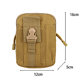 Підсумок тактичний на блискавці AOKALI Outdoor A50 160 х 120 х 50 мм для мобільного телефону 6" Sand