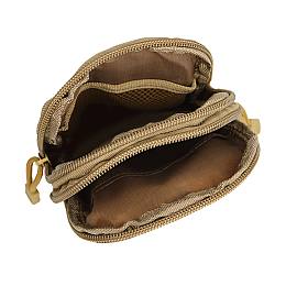 Подсумок тактичний з липучкою та ремінцями AOKALI Outdoor A50 160 х 120 х 50 мм для мобільного телефону 6" Камуфляж CP