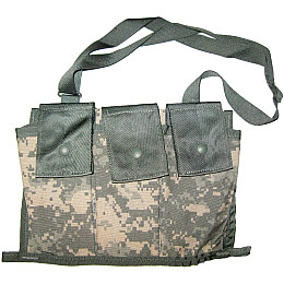 Подсумок тактичний для трьох магазинів М16 M4 Molle II General Bandoleer Ammunition Pouch Піксель (W911QY06D-003)