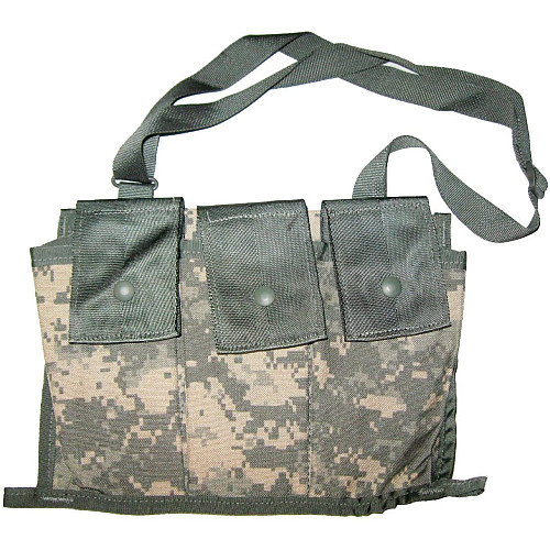 Подсумок тактичний для трьох магазинів М16 M4 Molle II General Bandoleer Ammunition Pouch Піксель (W911QY06D-003)