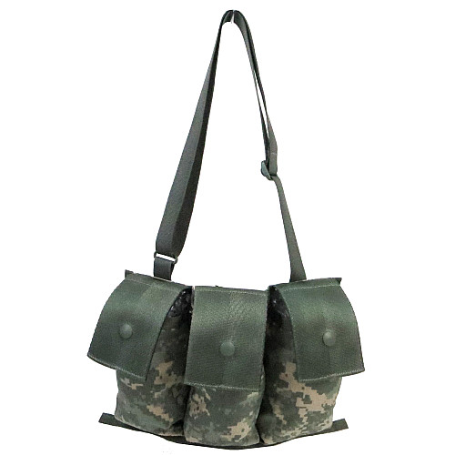 Подсумок тактичний для трьох магазинів М16 M4 Molle II General Bandoleer Ammunition Pouch Піксель (W911QY06D-003)