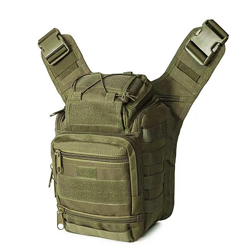 Сумка тактична через плече AOKALI Outdoor A25 35х22х19 см Зелений (9894-41938)