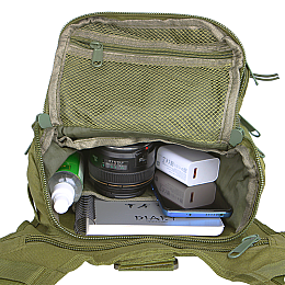 Сумка тактична через плече AOKALI Outdoor A25 35х22х19 см Зелений (9894-41938)