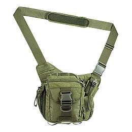 Сумка тактична через плече AOKALI Outdoor A03 37х20х10 см Зелений