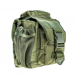 Сумка тактична через плече AOKALI Outdoor A03 37х20х10 см Зелений