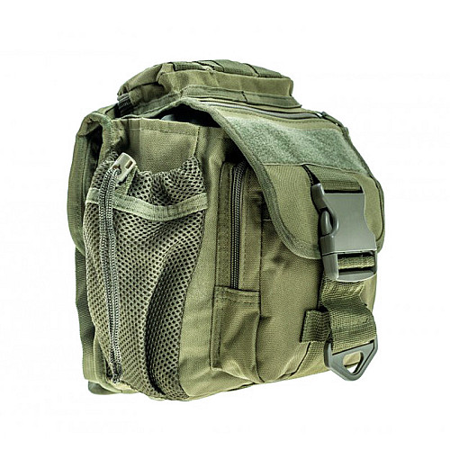 Сумка тактична через плече AOKALI Outdoor A03 37х20х10 см Зелений