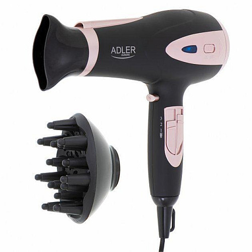 Фен для волос з іонізацією Adler AD 2248 ION black