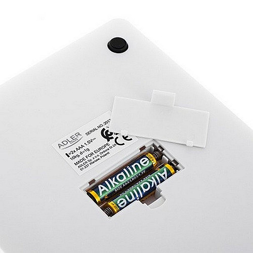 Весы кухонні Adler AD 3173w білі