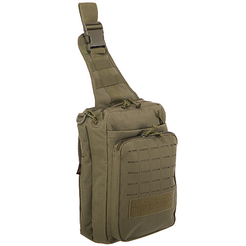 Сумка-слинг тактична з однією лямкою SILVER KNIGHT YF-273 33x23x10 см 8 л Оливковий