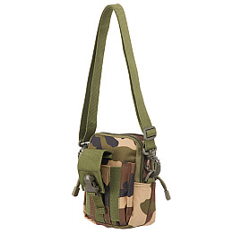 Сумка тактическая многоцелевая через плечо SP-Sport ZK-5514 размер 17x12x8см Камуфляж Woodland