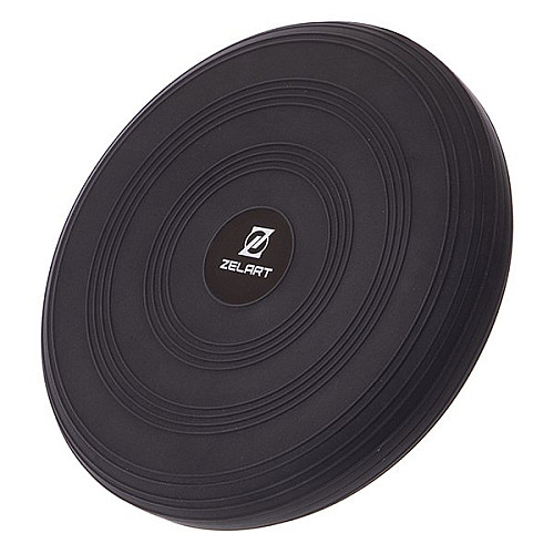 Подушка балансировочная массажная FI-2584 Zelart Черный (56363165)