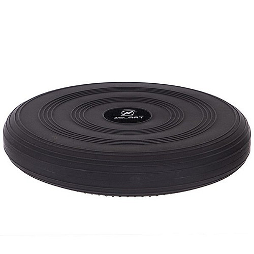 Подушка балансировочная массажная FI-2584 Zelart Черный (56363165)
