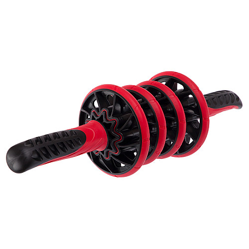 Колесо для пресса массажер FI-4042 Zelart Черно-красный (56363212)