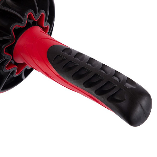 Колесо для пресса массажер FI-4042 Zelart Черно-красный (56363212)