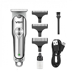 Машинка для стрижки волос триммер VGR V-071 с USB зарядкой