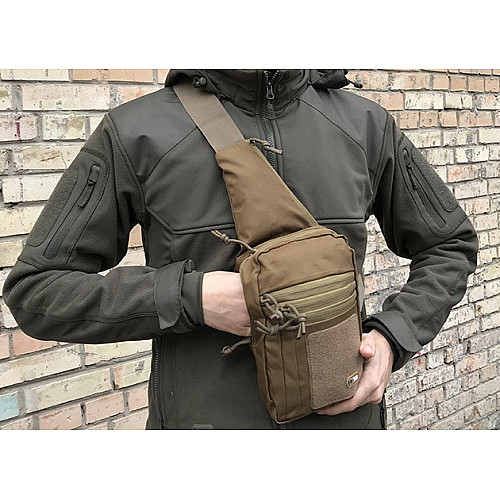 Сумка-кобура M-TAC наплечна з липучкою Olive