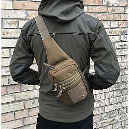 Сумка-кобура M-TAC наплечна без велкро Olive