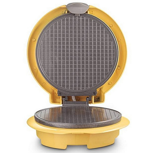 Вафельница для тонких вафель + конус для рожков MAGIO MG-397 Yellow