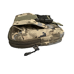 Сумка для документів з двома кишенями Cordura зелений піксель Tactic 4profi